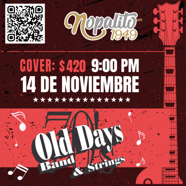 Viernes 14 de Noviembre - 70's Old Days Band & Strings